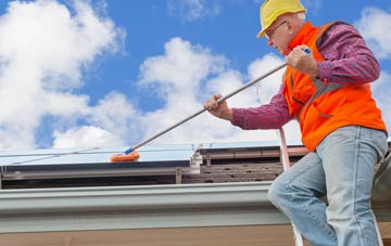 Little Moor soft wash roof cleaning